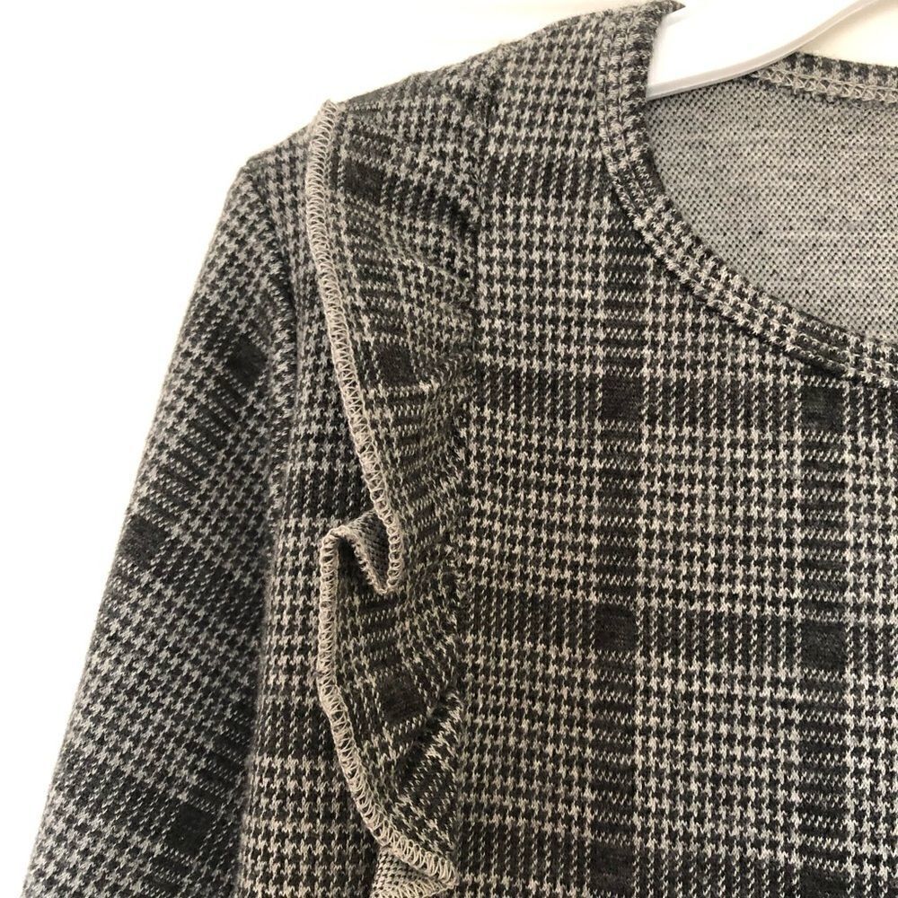 Sfera Girls’ Black & Grey Plaid Dress‎ - Picture 8 of 14